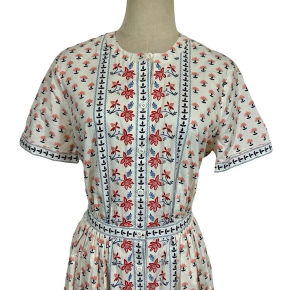 Gal Meets Glam Alisa Floral Button Front Maxi Dress GMG Unicorn - Picture 8 of 16